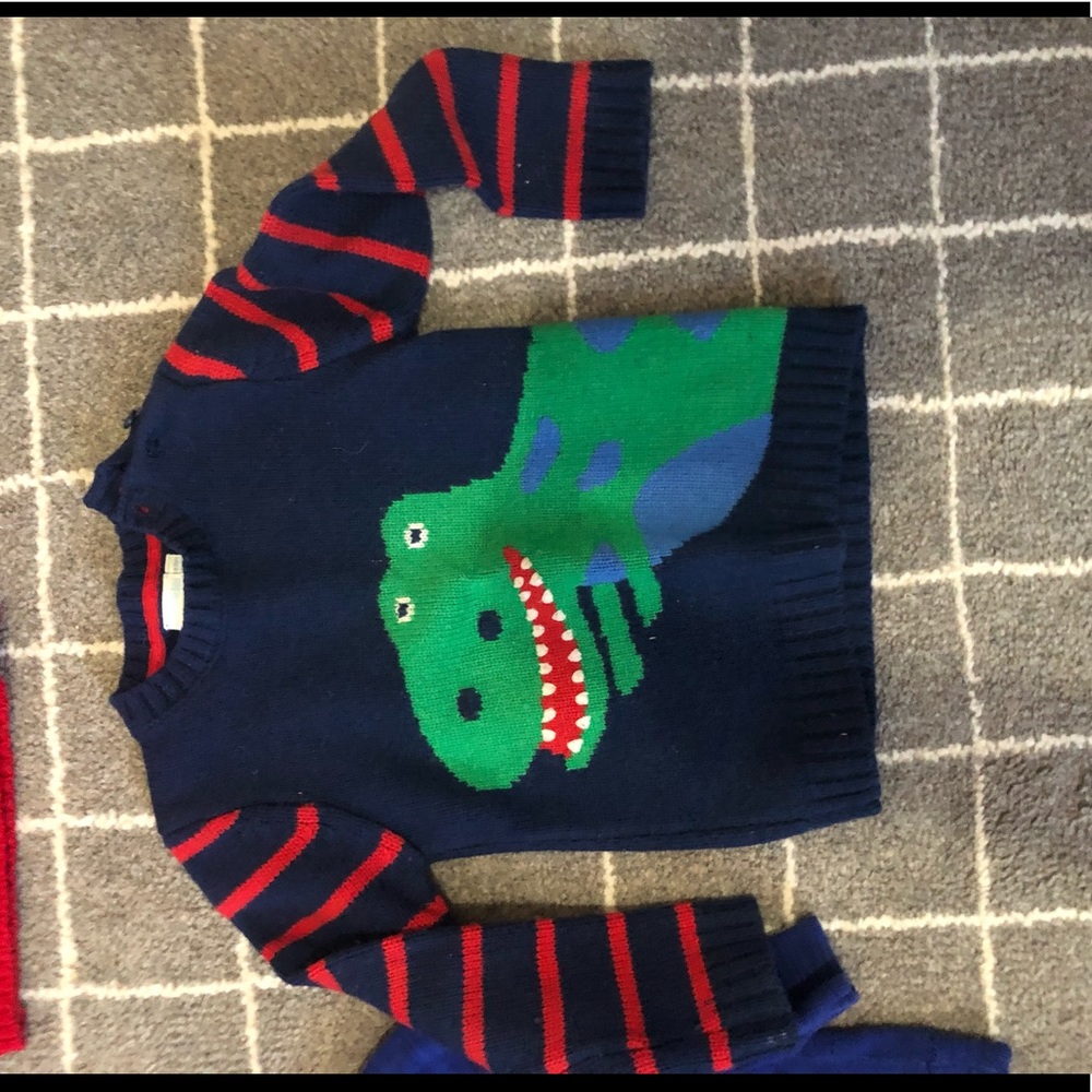 4/5t jojo mamman bebe Dino wool sweater